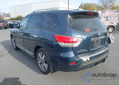 2015 Nissan Pathfinder Platinum from USA, damaged, VIN 5N1AR2MM8FC659417